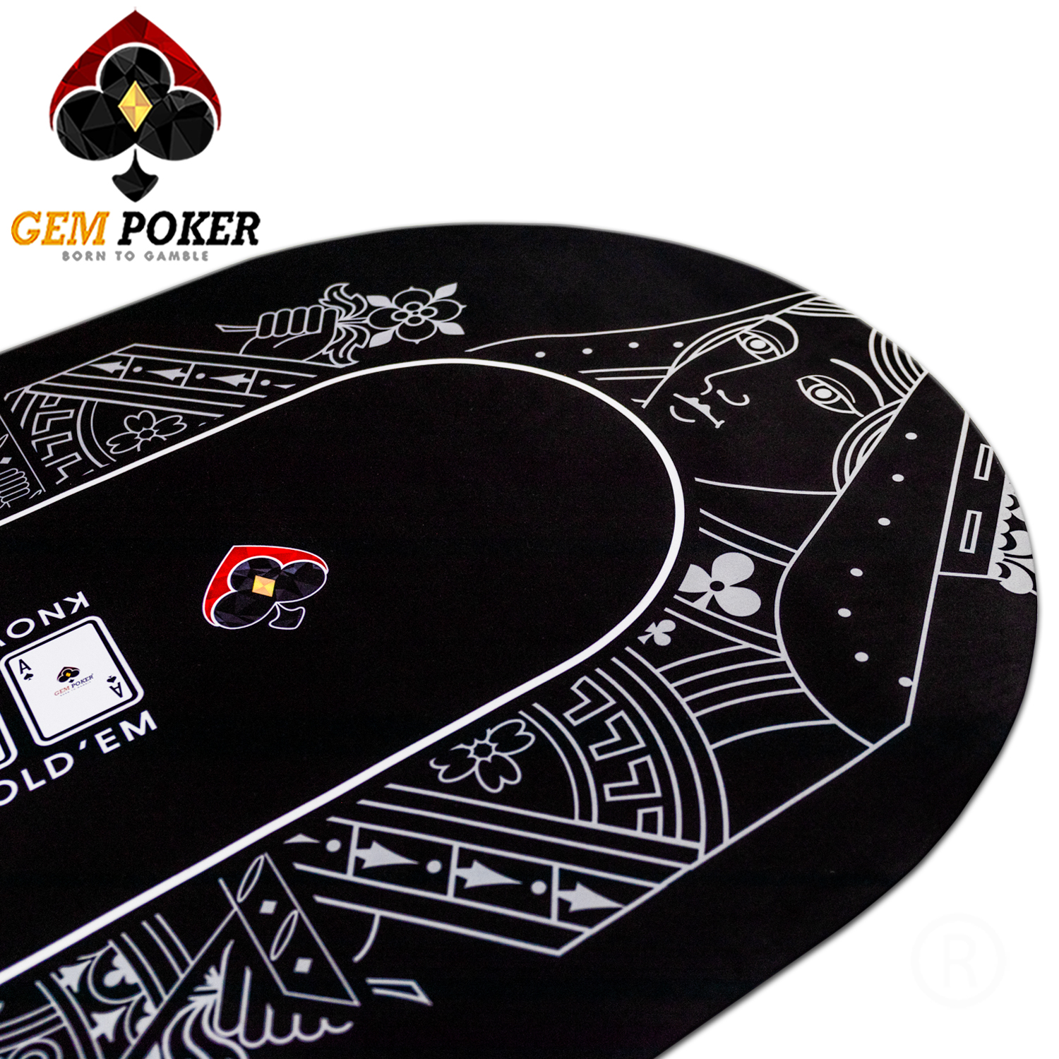 THẢM POKER TEXAS GEM ROYAL 180x90CM