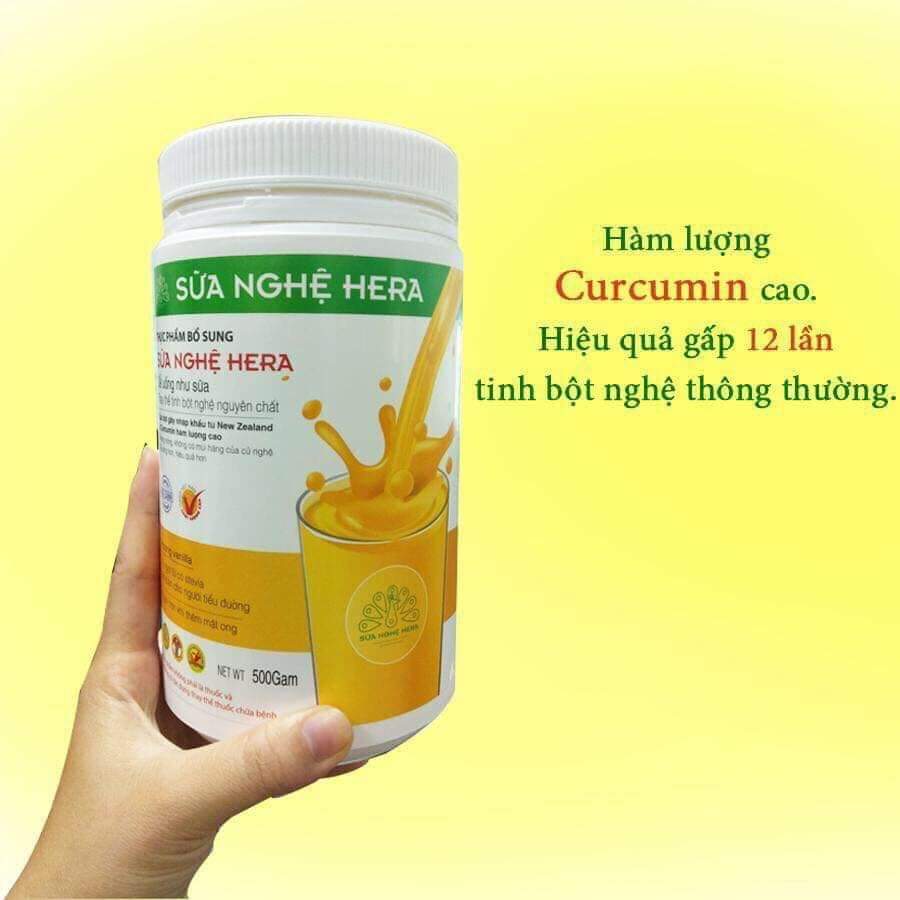 [HCM]COMBO 2 SỮA NGHỆ HERA 500 GRAM + TẶNG MASK SAFFRON