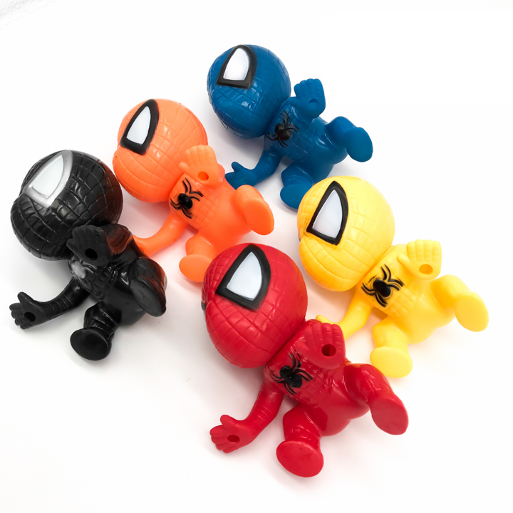 Nhện nhựa bám đuôi xe ( mô hình spider man bám xe)