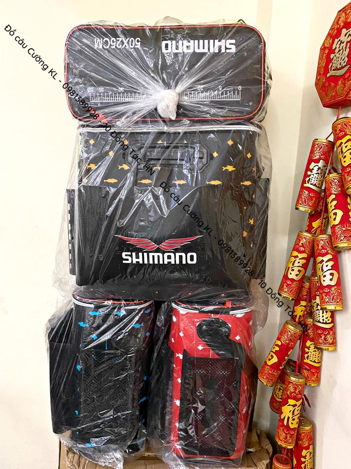 Thùng cao su đựng cá Shimano cứng cao hình cá (50cm x 25cm)