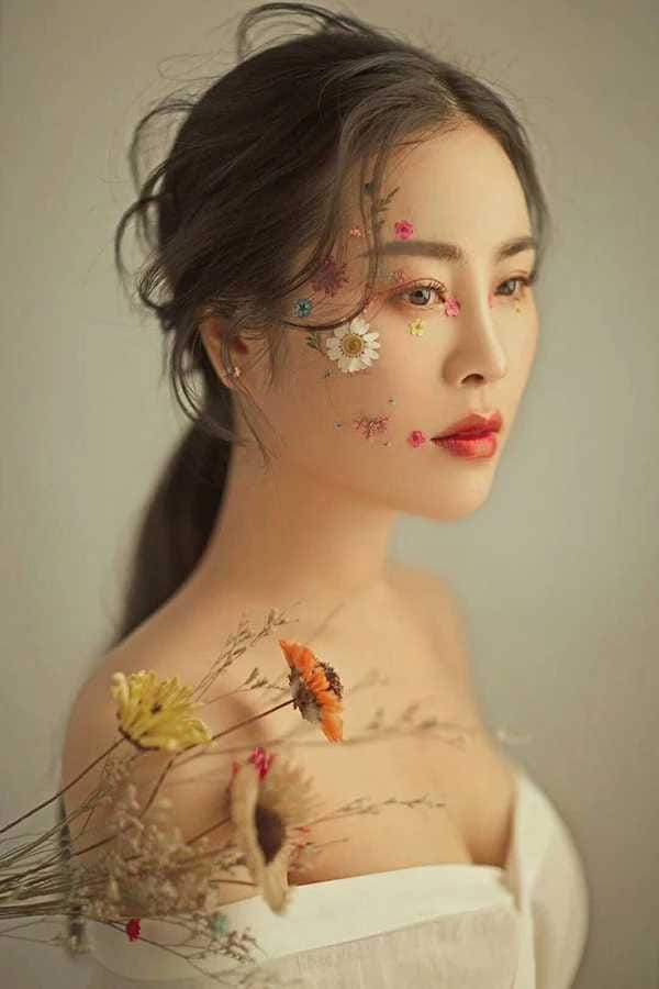 [HCM]Khay hoa khô trang trí móng