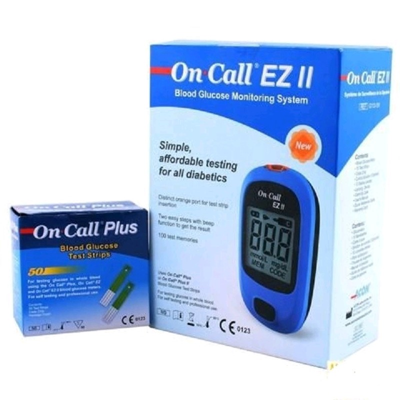 Máy đo tiểu đường On Call EZ ll + TẶNG 25 TEST THỬ