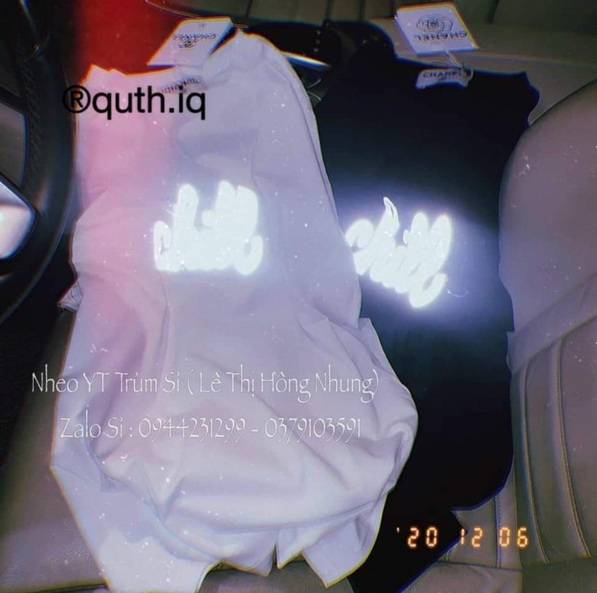 Áo thun phản quang bạc Chill (CHỤP FLASH)
