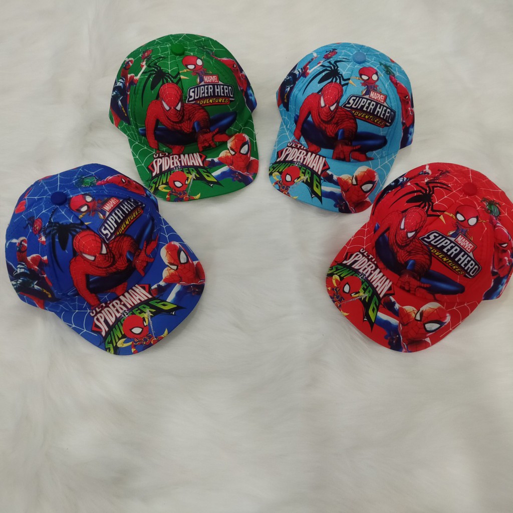 NÓN KẾT IN 3D SIÊU NHÂN TRẺ EM ( NHÍ 1-3 tuổi)