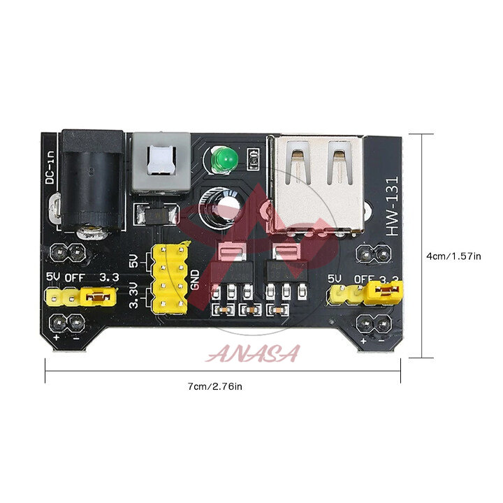 Module Nguồn AMS1117 3V3-5V Sử Dụng Cho Board Test