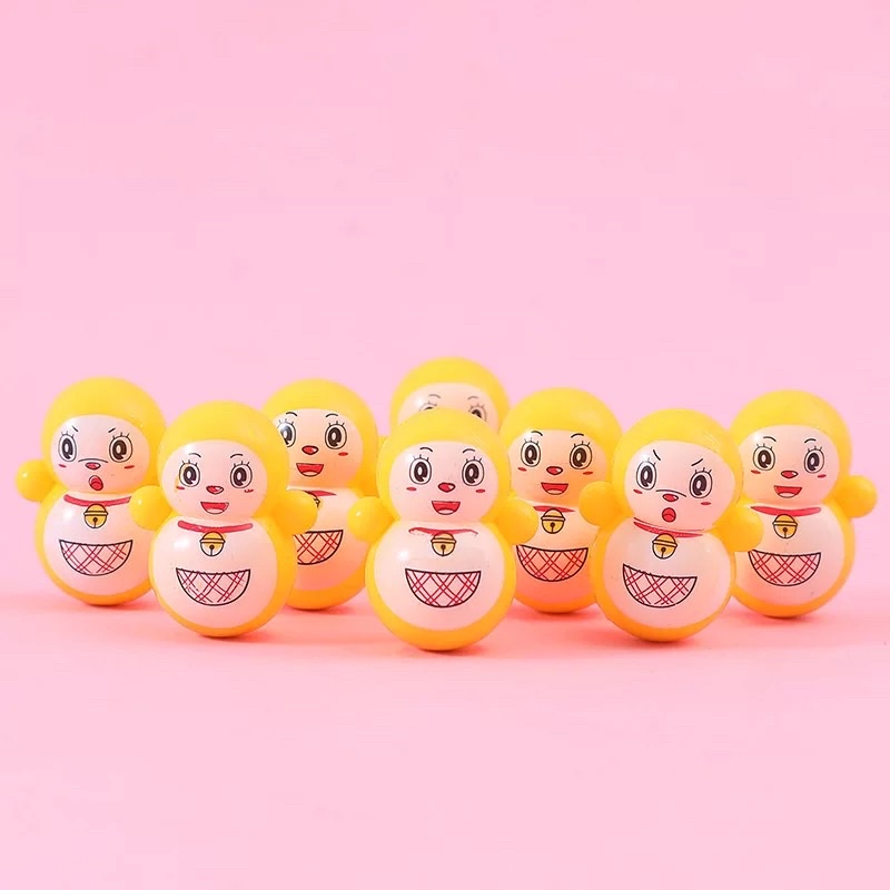 Combo 10/20/50 con Lật đật squid game mini, đồ chơi lật đật mini doraemon cho bé cute dễ thương giá rẻ (pikachu, trò chơi con mực, minion)