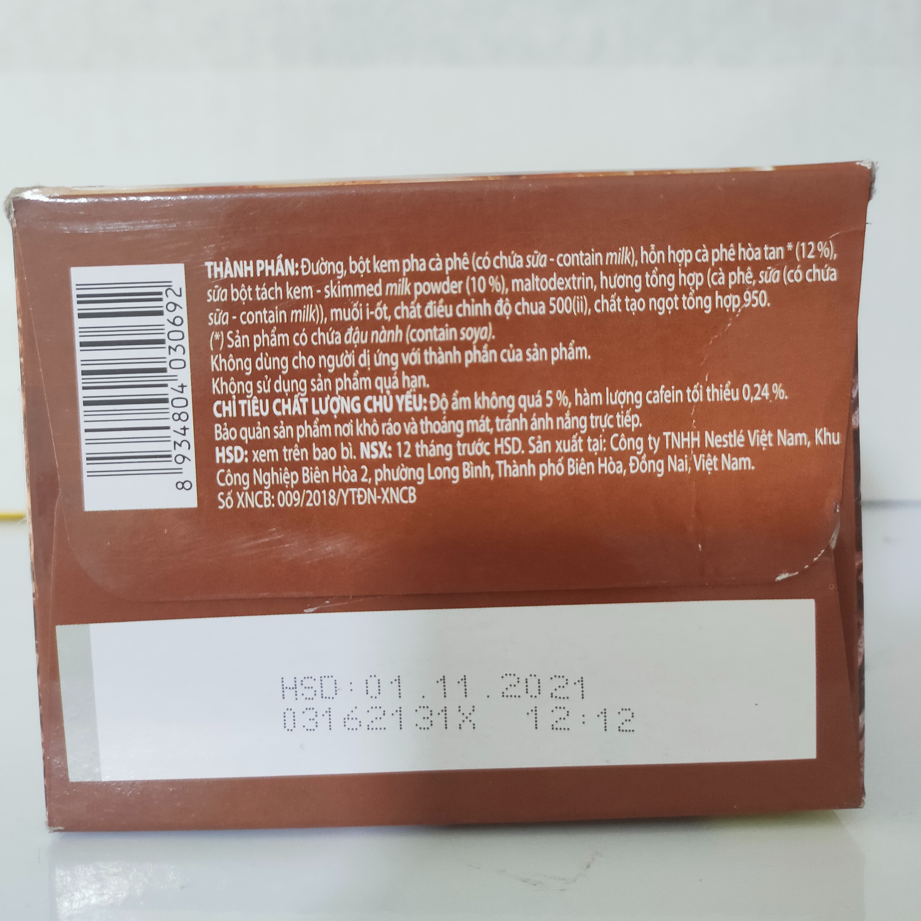 Cà phê Nescafe sữa đá 3in1 10*20g