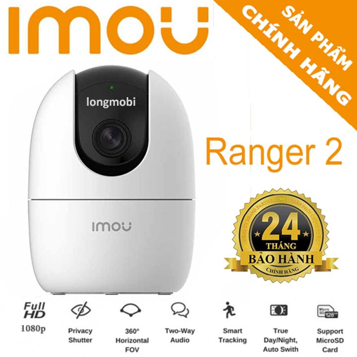 >> BÁO GIÁ DAHUA IMOU WIFI CAMERA SILICON COVER FOR CUE 2-QUẢNG CÁO SILICON CHO CUE 2 | Shopee Lazada Sendo Tiki mới nhất 146 DAHUA Camera IP WIFI IMOU RANGER2 A22EP – FULL HD 1080P - Chuẩn nén H.265 - Hỗ trợ thẻ nhớ lên đến 256GB + Kết nối đầu ghi - Bảo hành chính hãng 2 năm