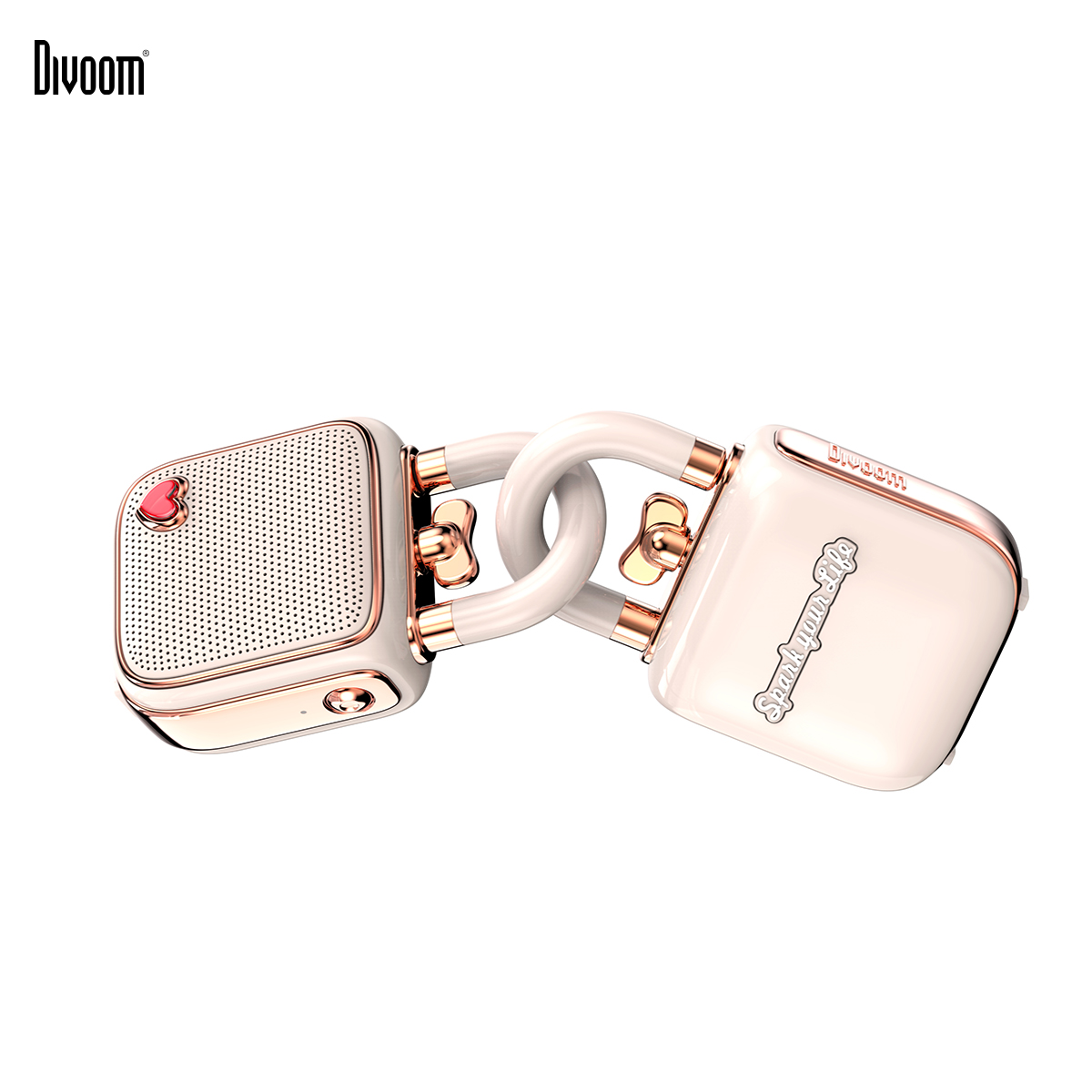 Loa Bluetooth Divoom Lovelock Pink - Hàng chính hãng