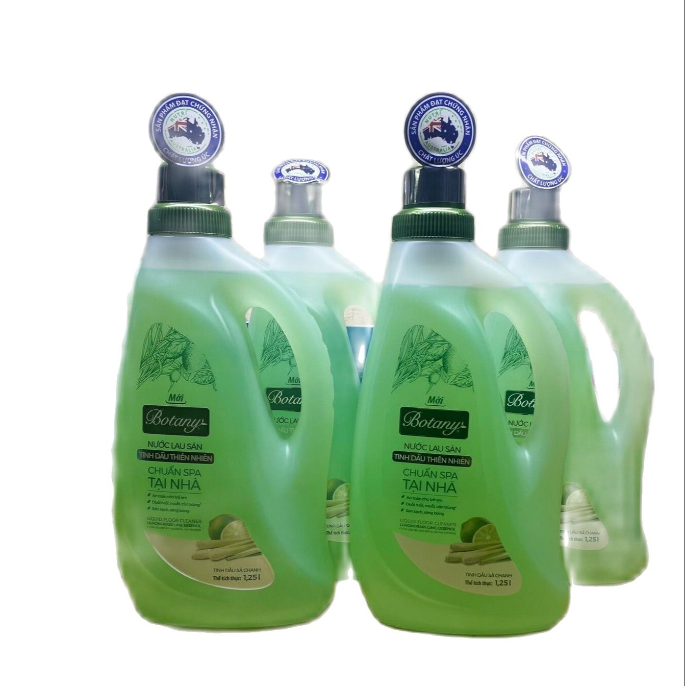 Combo 5 chai nước lau sàn Botany 125ml  (chanh sả)