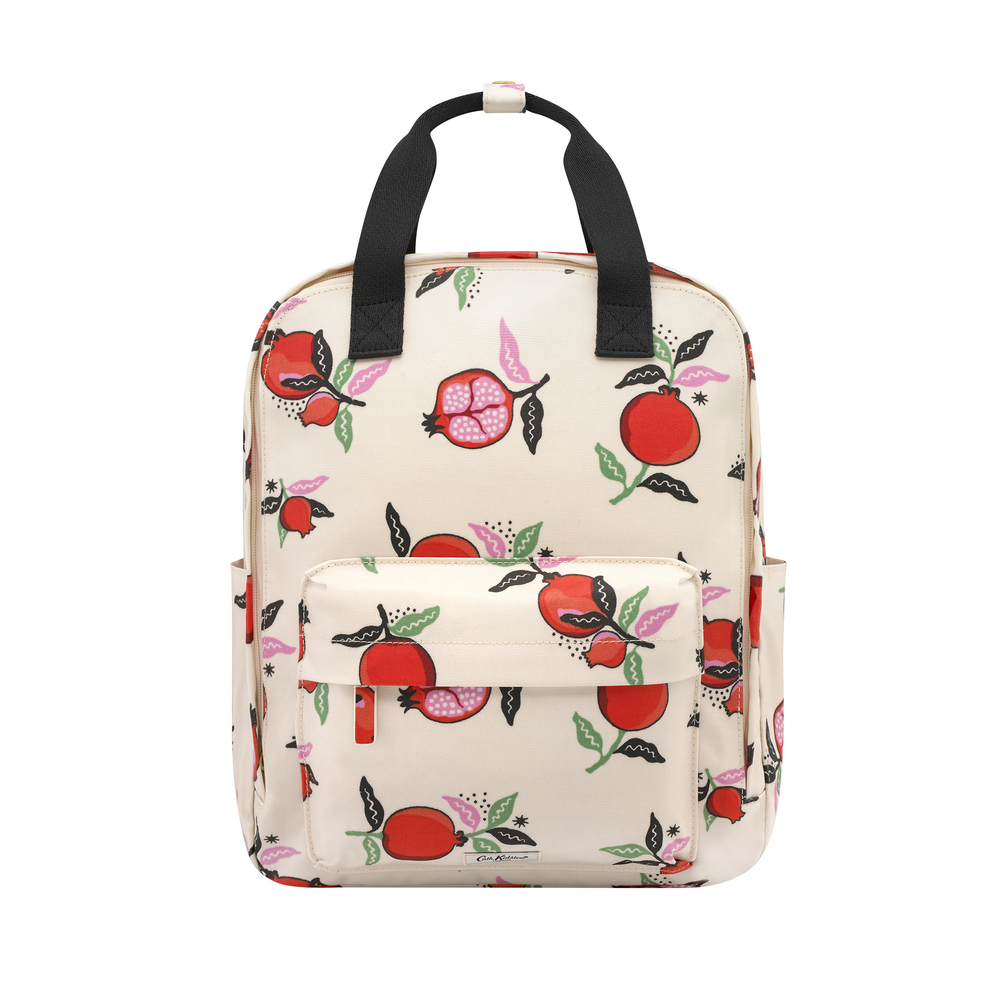 Cath Kidston - Ba lô đi học đi làm Utility Backpack - Pomegranate - Cream