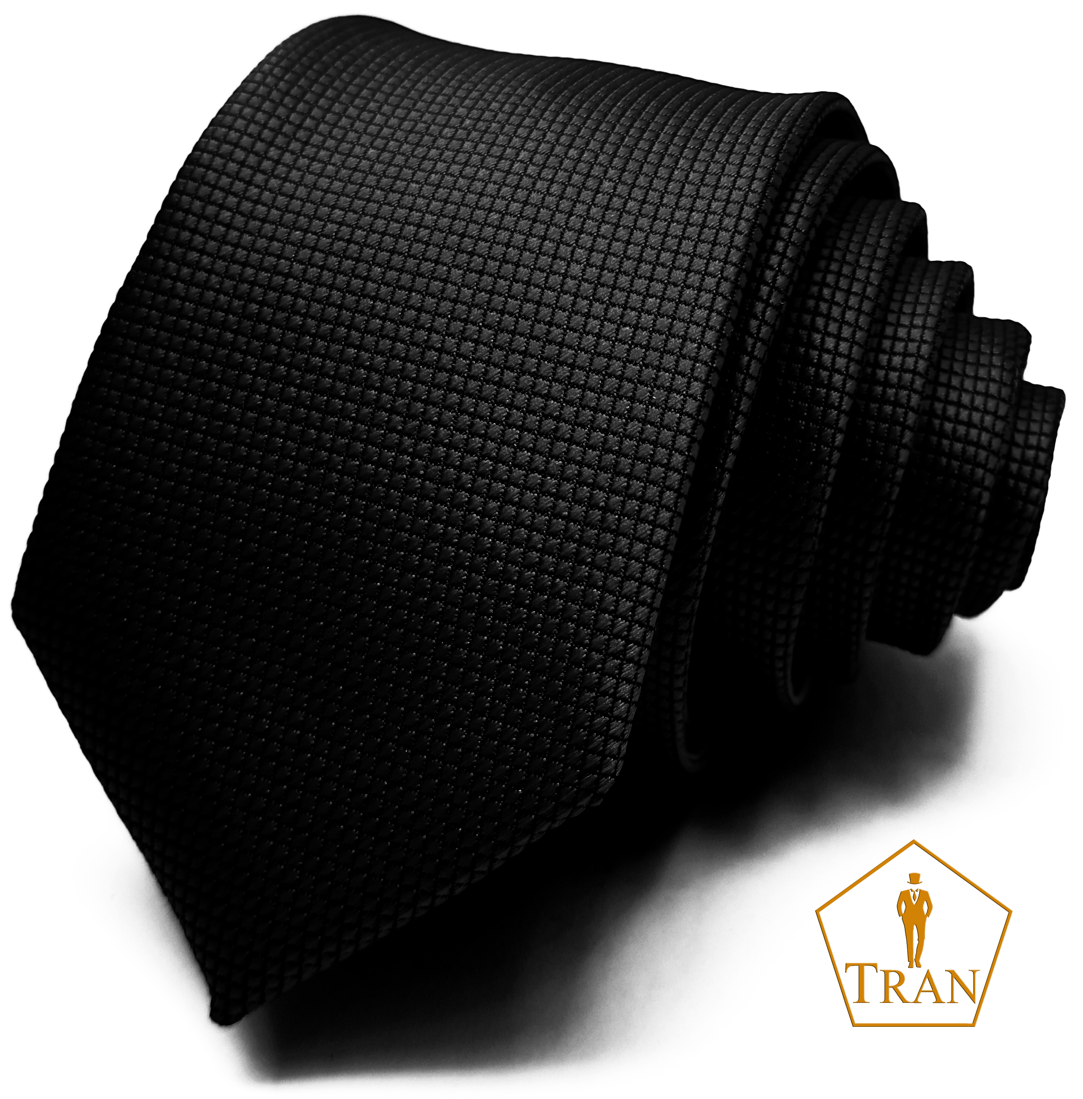 Cà Vạt, Caravat, Cavat Đen Nam Cao Cấp Thắt Sẵn Dây Kéo Bản 5, 7, 8Cm