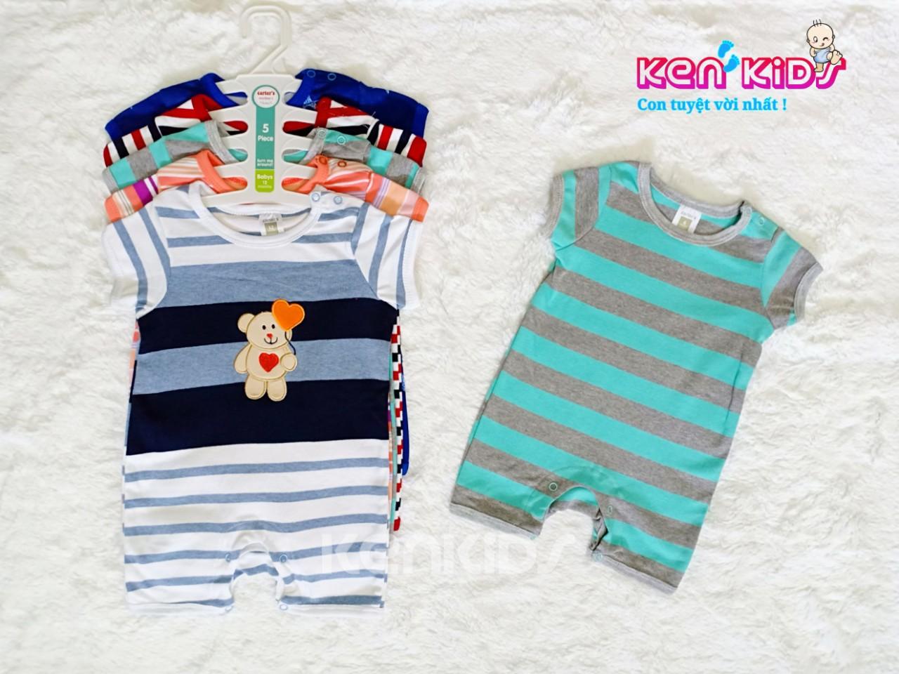 COMBO 5 Body đùi Carter's Thái Lan cho bé trai (3m - 18m) - 5 bộ