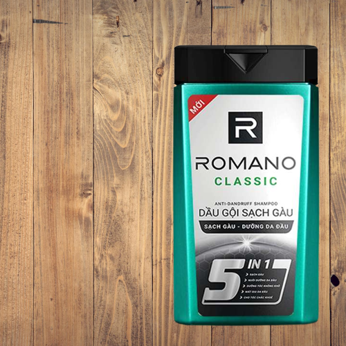 Dầu gội 5in1 romano classic 180g