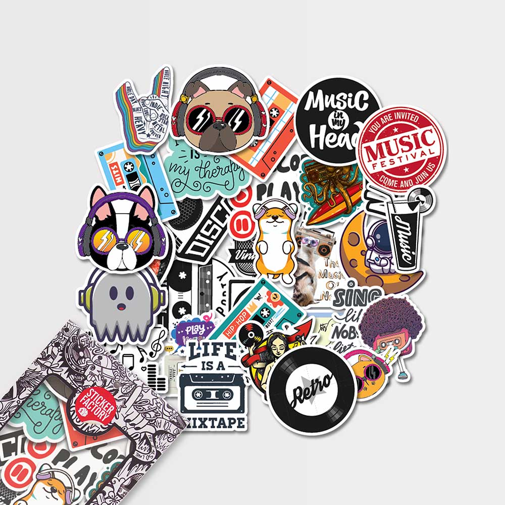 [HCM]Music - Set 30 sticker hình dán
