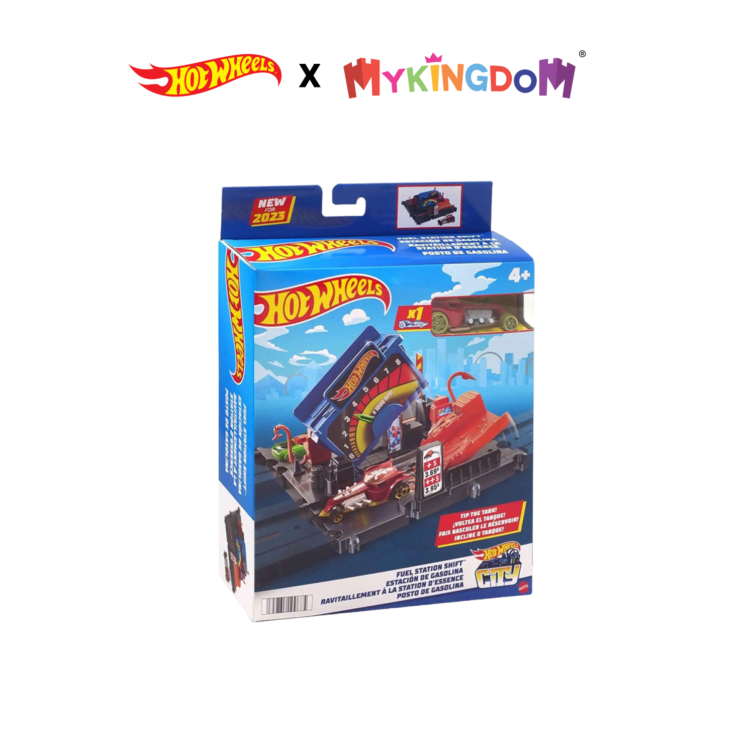 Đồ chơi hot wheels trạm đổ xăng hot wheels city hkx45/hmd53