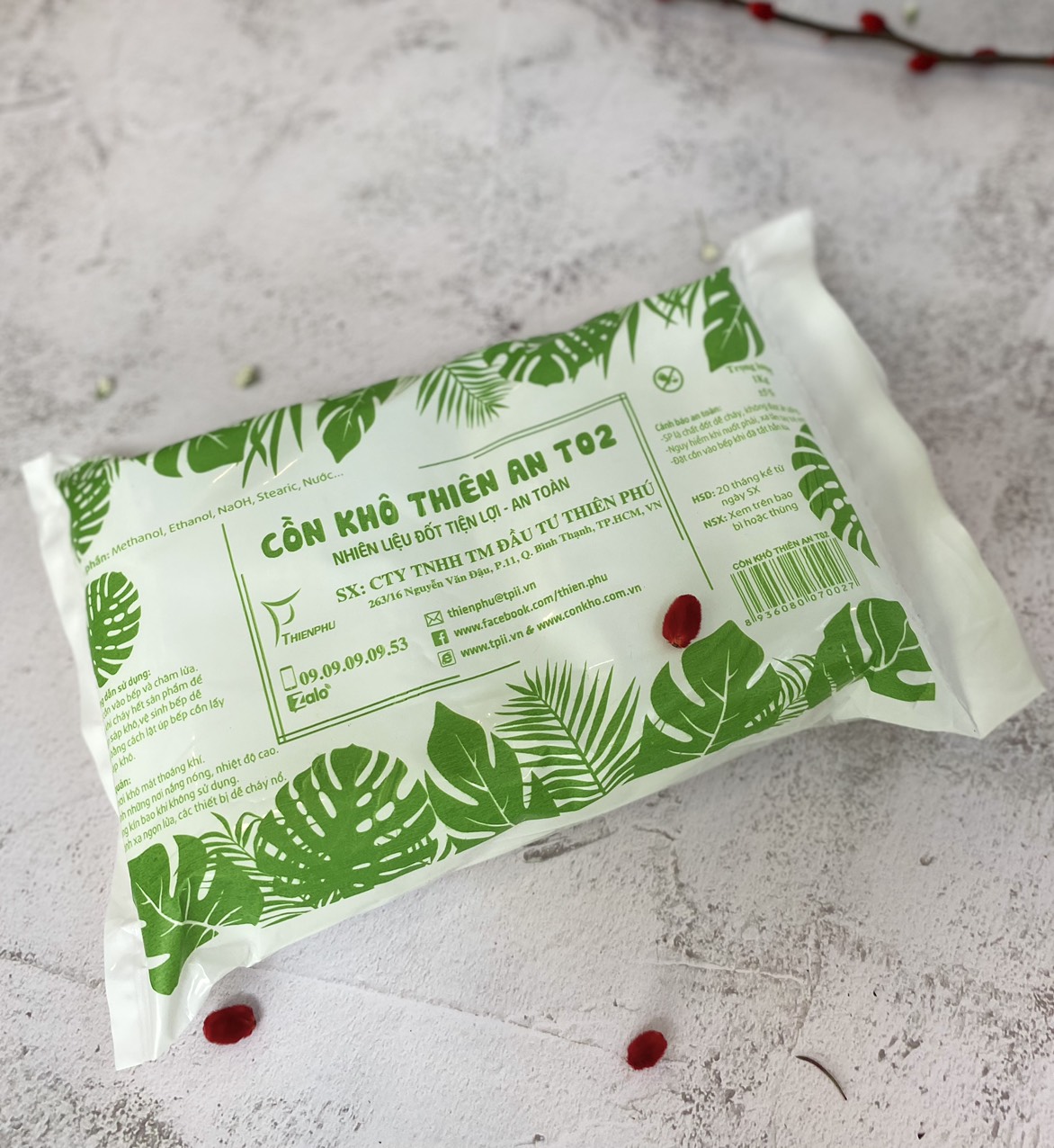 Cồn khô Thiên An loại 2 - MSP : T02