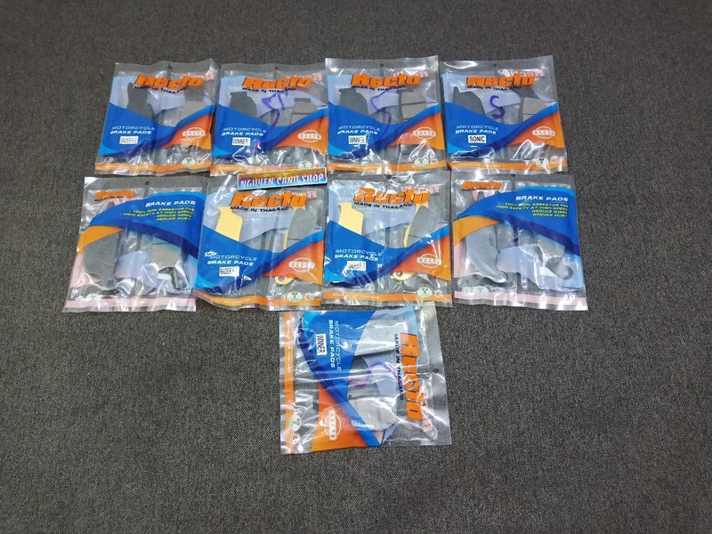 Má phanh đĩa raider xăng cơ,2 cặp trước sau