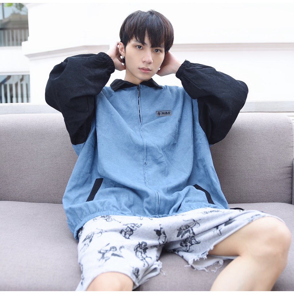 Áo Khoác MBC Corduroy Exclusive Jacket - Xanh/Đen