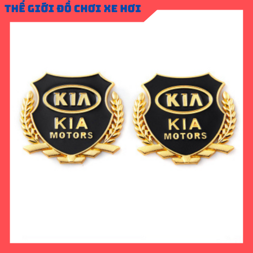 Bộ 02 Huy hiệu logo xe hơi KIA
