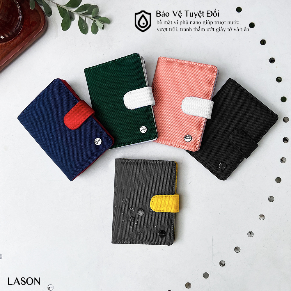 Ví DOLANTO BRAND® Button Wallet - Đứng