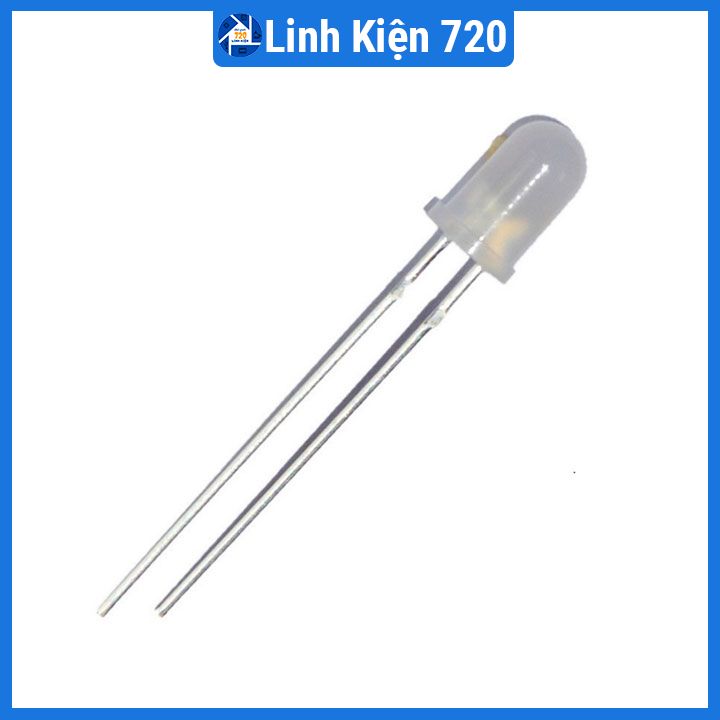 Gói 100 con led đục 5mm 2 chân đơn nhiều màu