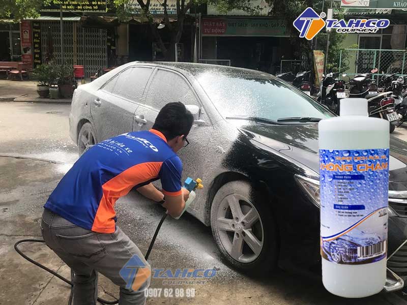 Dung dịch rửa xe bọt tuyết không chạm Ventek 1 lít