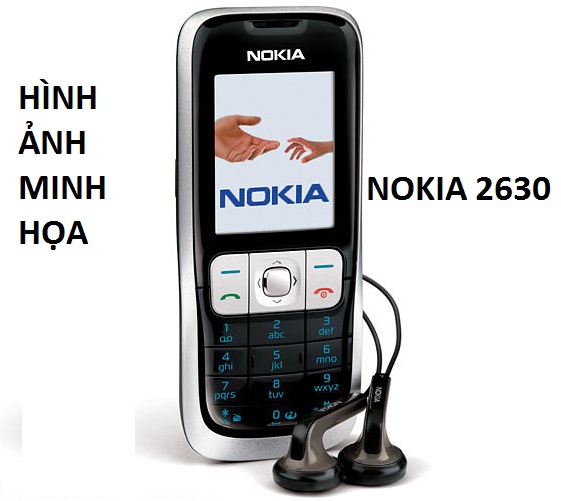 [HCM]VỎ TRƯỚC VỎ SAU DÀNH CHO NOKIA 2630(không có phím kèm theo)