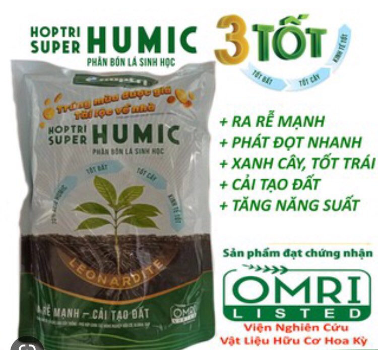 Phân bón lá sinh học hoptrisuper humic