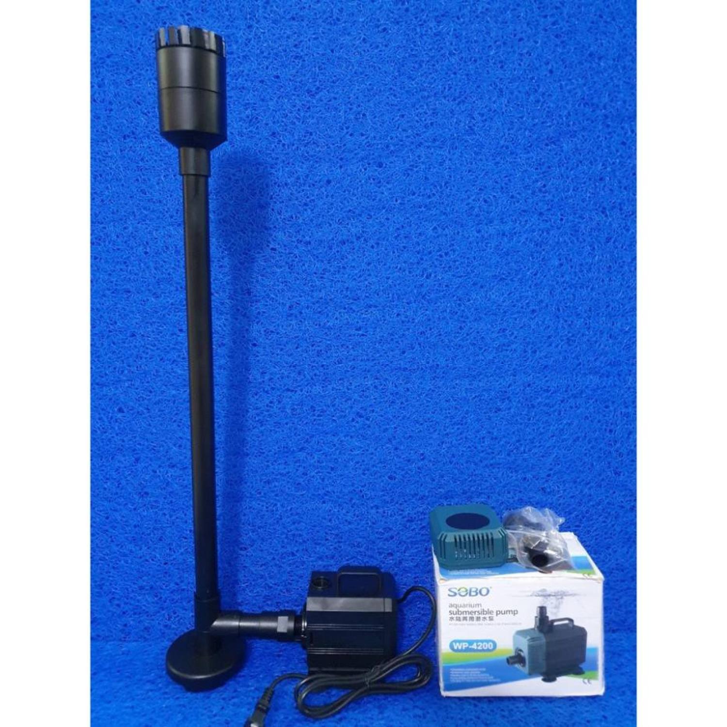 Bơm sebo Wp 4200 + bộ hút mặt hút đáy cho bể cá