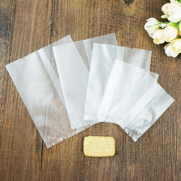 100 Túi trắng mờ hàn miệng size 7x10cm đựng bánh kẹo trà