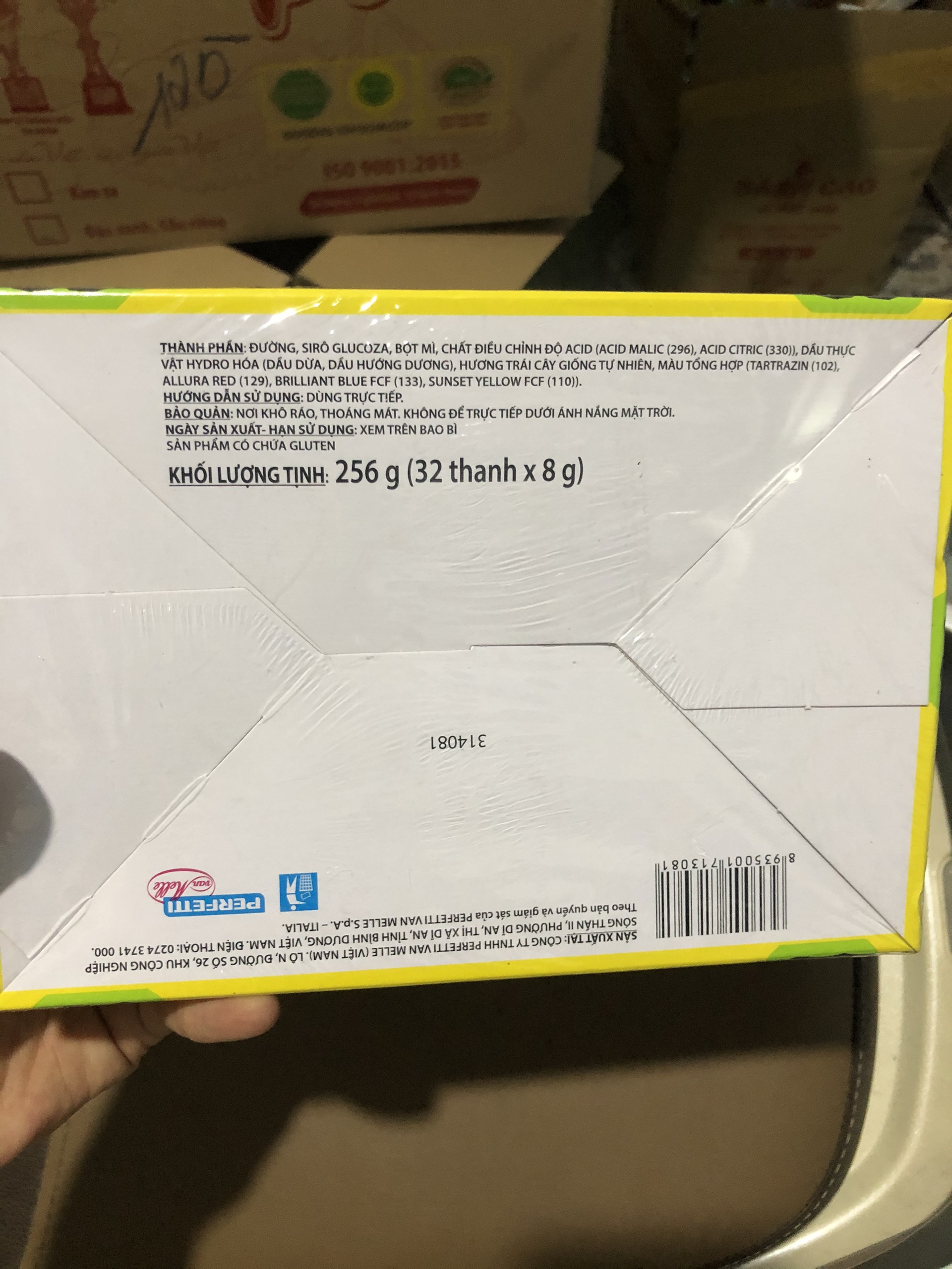 Kẹo Dẻo Chupa Chups Sour Belt (Hộp 32 thanh)