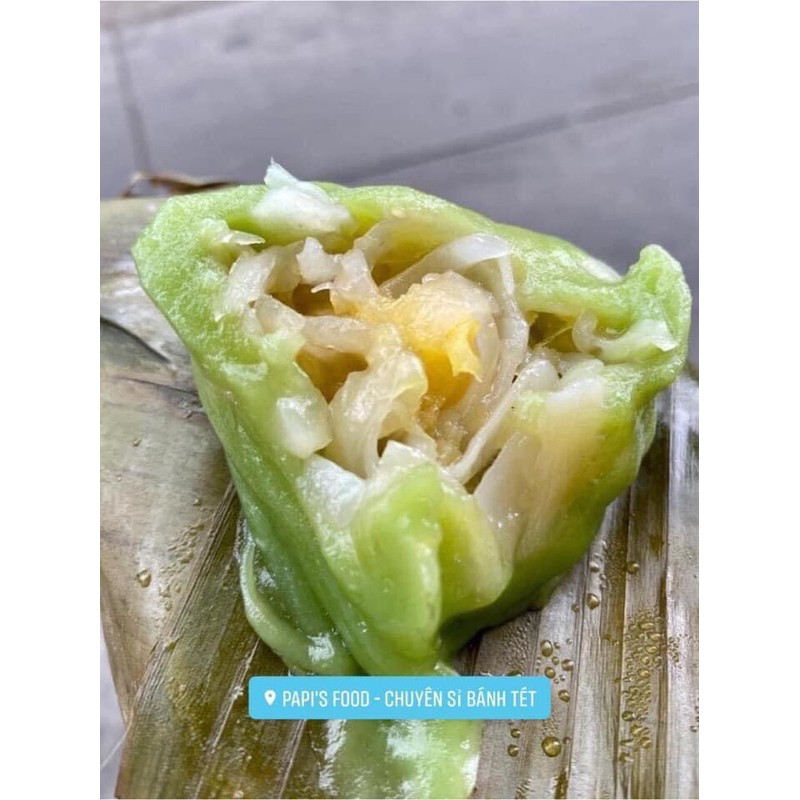 [HCM]Bánh Ít Dừa Non Sầu Riêng (Xanh Lá Dứa-5 Bánh)