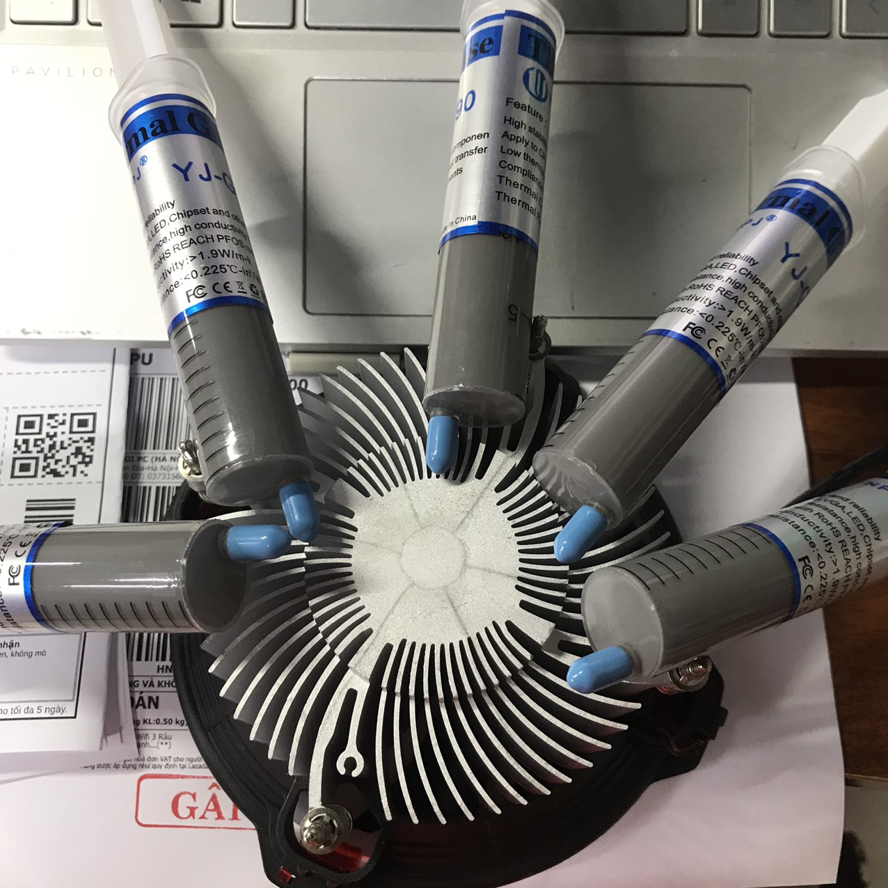 Keo tản nhiệt làm mát CPU - Ống Chích Lớn