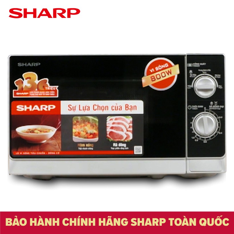 Lò Vi Sóng Cơ 20L SHARP - R-205VN-S - gia dụng mt 88