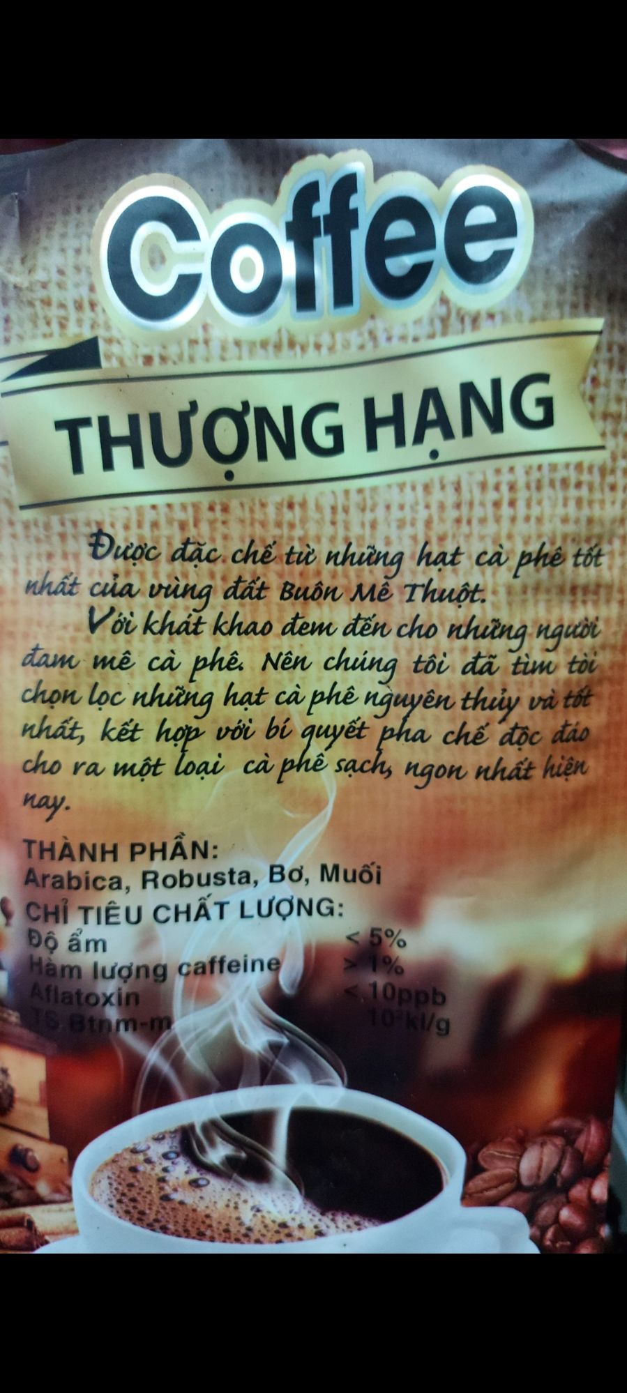 cà phê rang xay