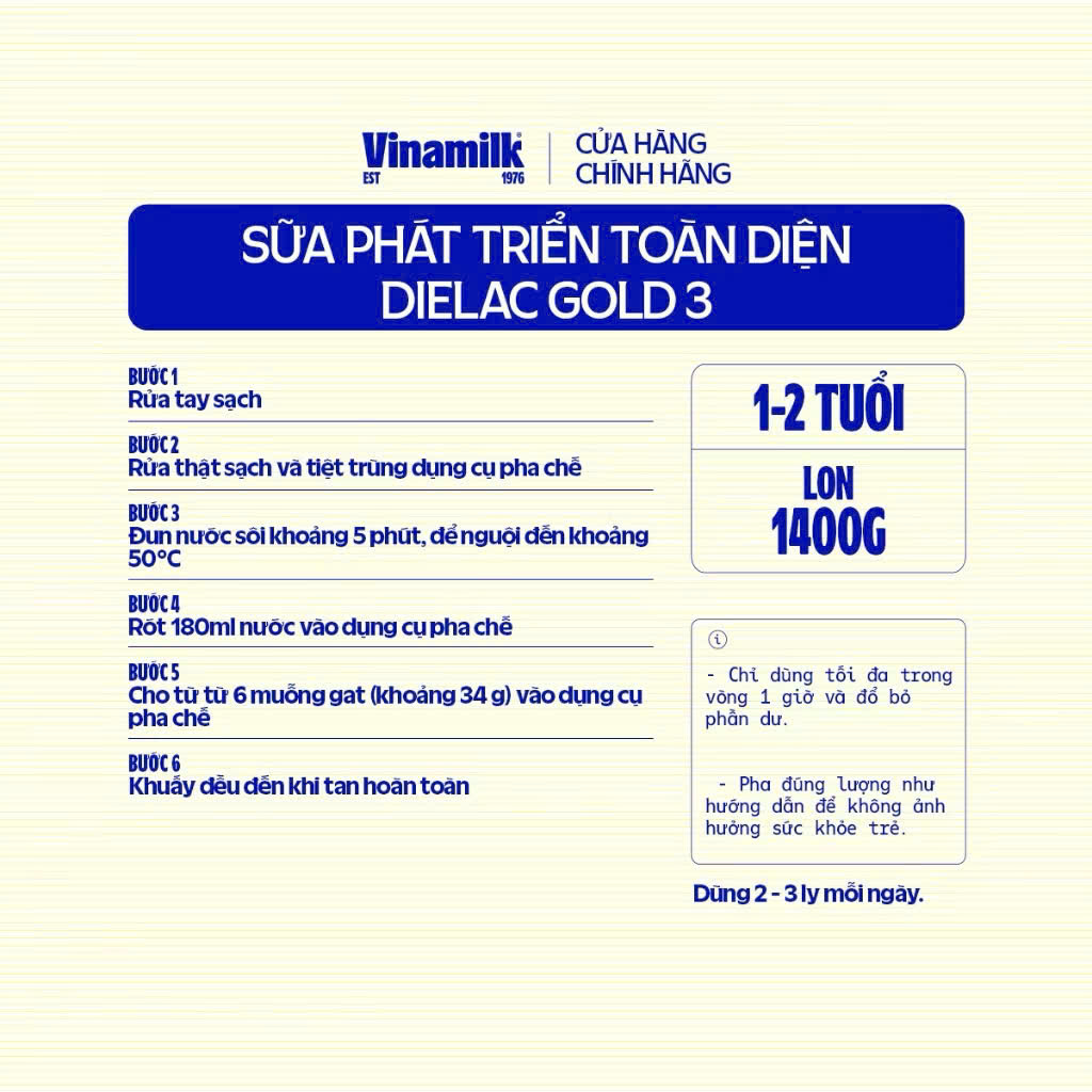 Sữa Bột Dielac Grow Plus 1+ HT 1400g (Sữa Non)