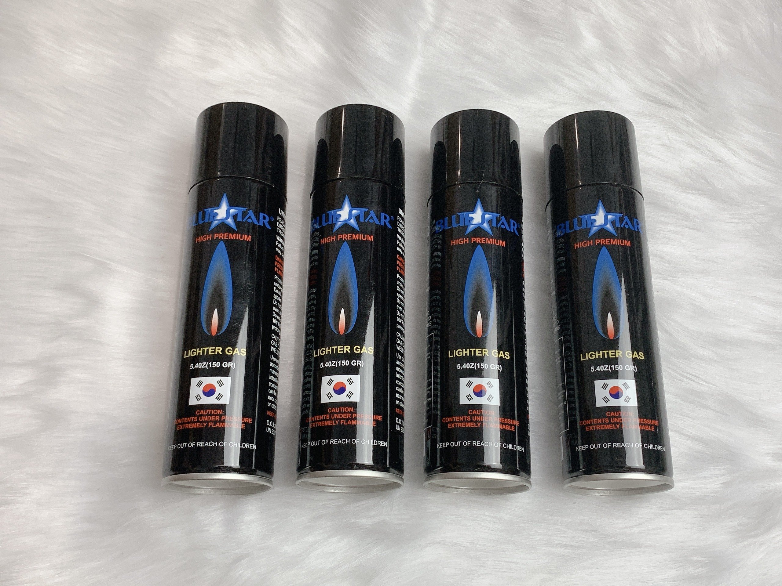 gas bơm bật lửa 5 đầu bơm - 270ml ( gas đen 150g)