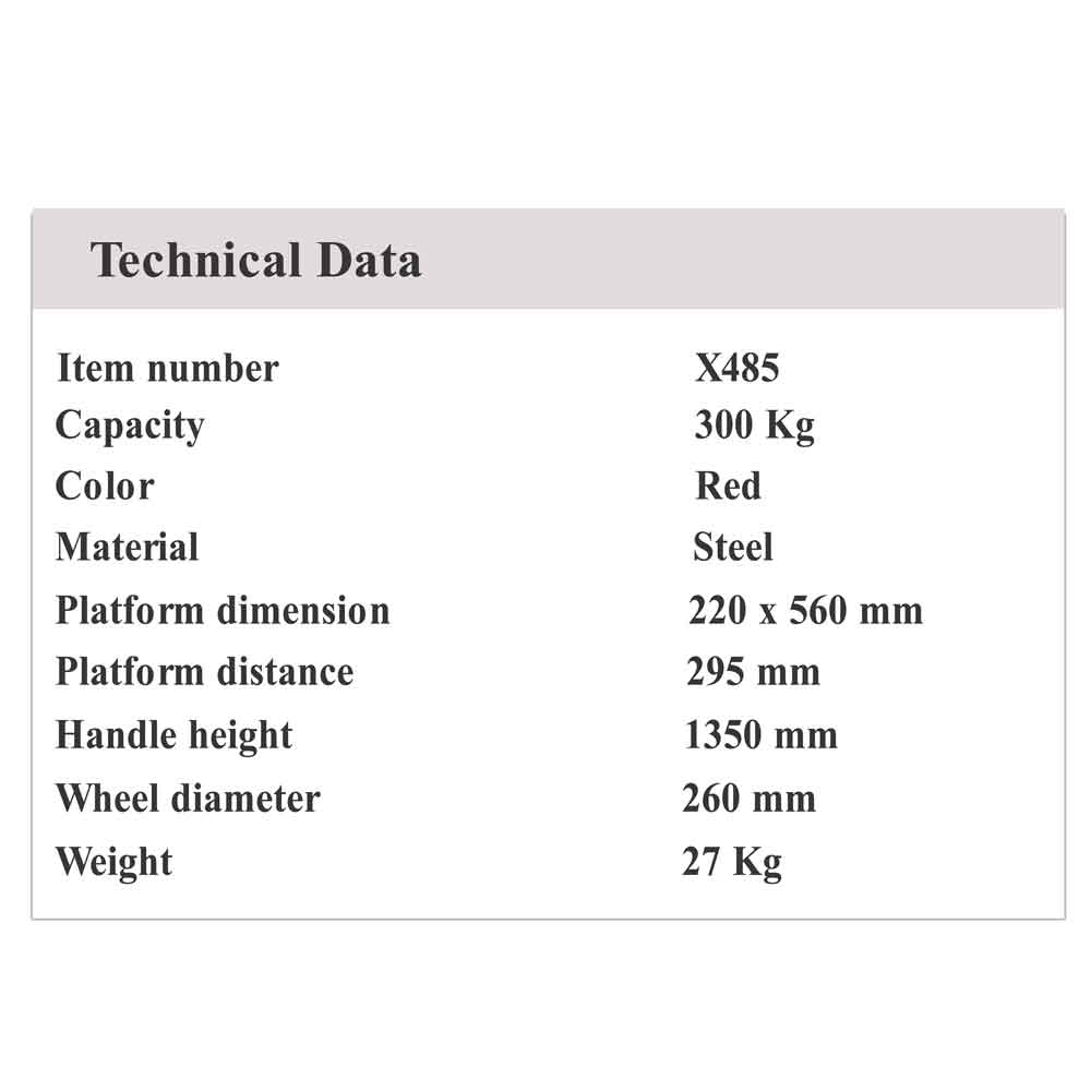 Xe đẩy 2 bánh Phong thạnh 485