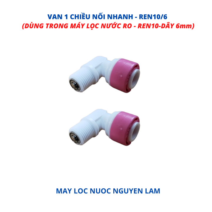 Van 1 Chiều Máy Lọc Nước RO-(Dùng Kết Nối Vào Vỏ Màng RO)
