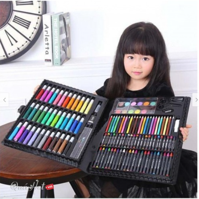 HỘP MÀU 150 MÓN CHO BÉ