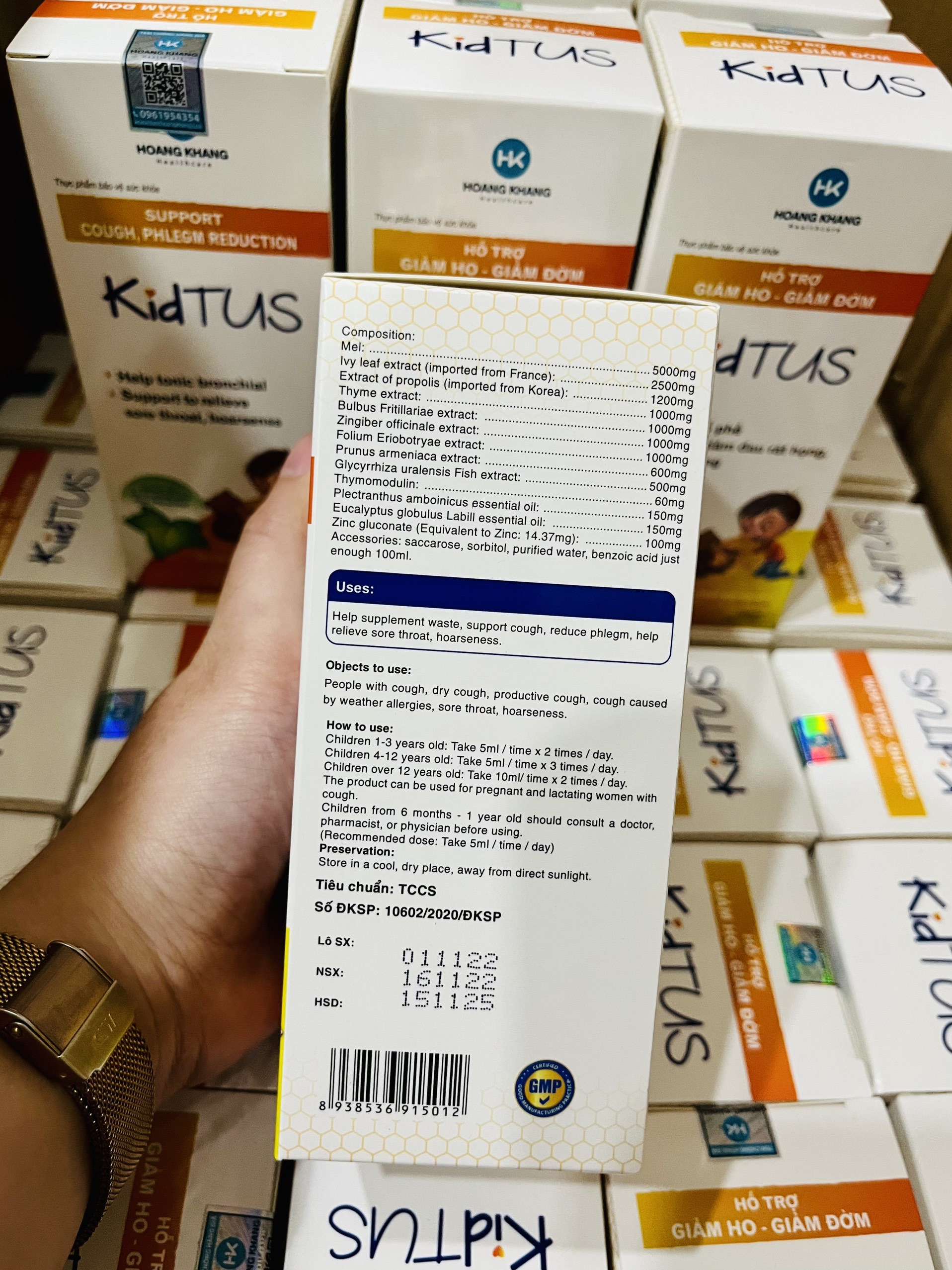 Siro KIDTUS Chai 100ml