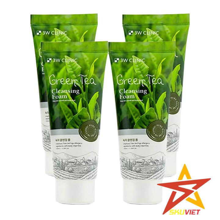 Sữa Rửa Mặt Trà Xanh 3W 100ml