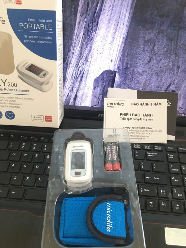 Nơi bán Máy đo nồng độ OXY và nhịp tim trong máu Microlife SPO2 OXY200 - Bảo hành 24 tháng
