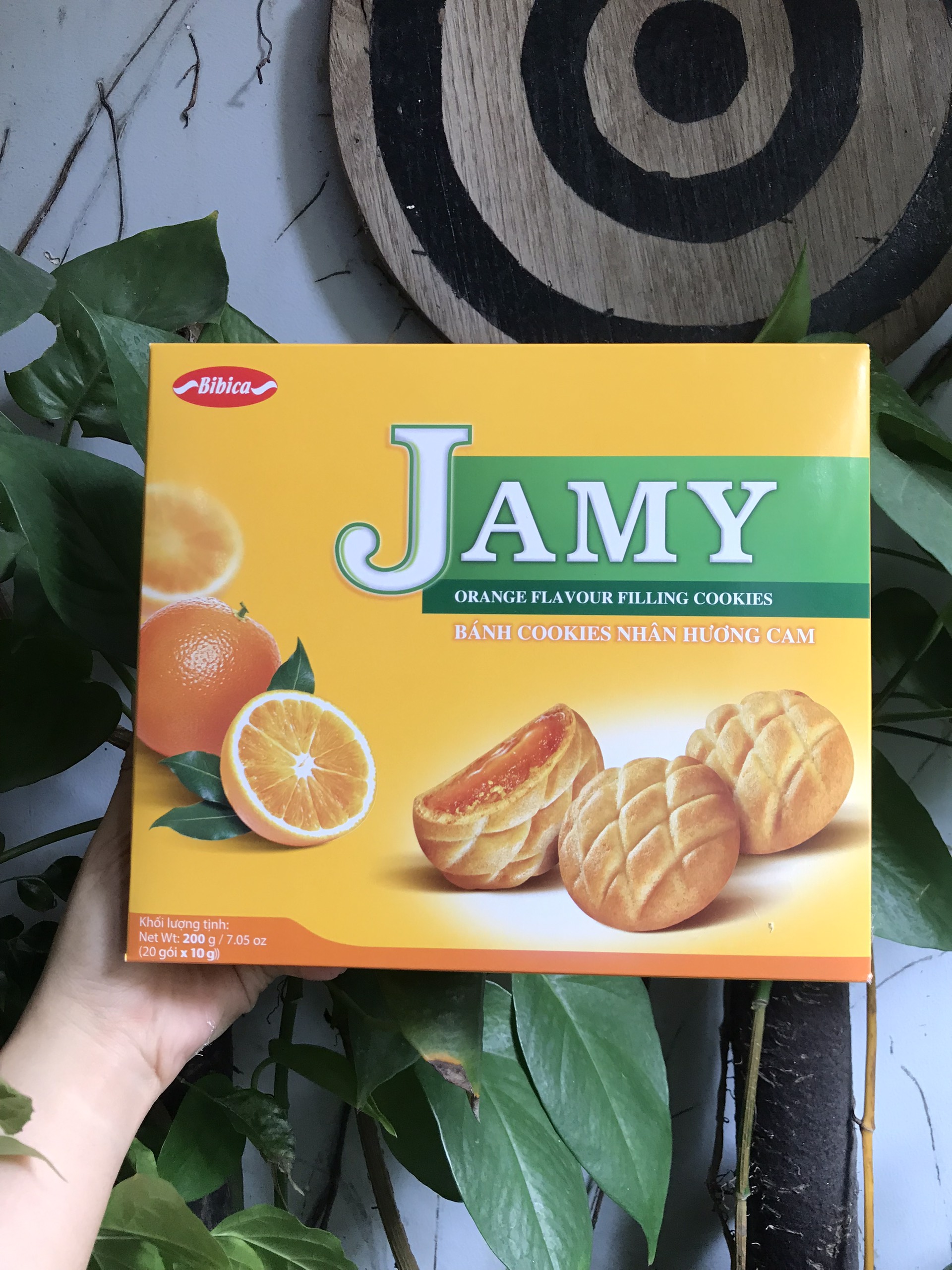 Bánh Quy Jamy Nhân Mứt Cam (Hộp 200g)