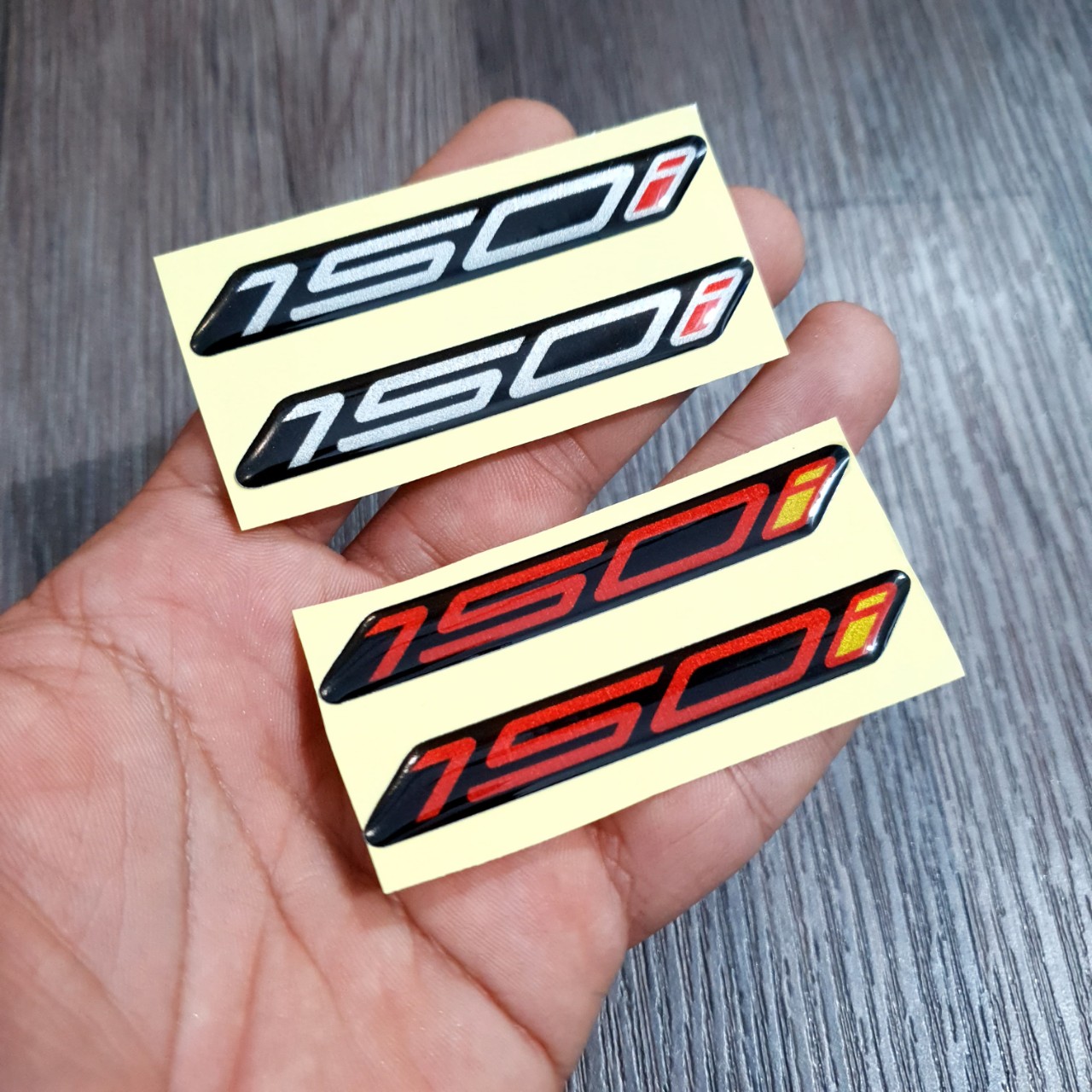 TEM DÁN CHỮ SỐ 150i ĐỔ KEO CAO CẤP SIÊU ĐẸP