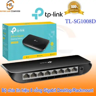 Switch 8 port - Bộ chia mạng 8 cổng Gigabit TPLink TL-SG1008D FPT phân phối