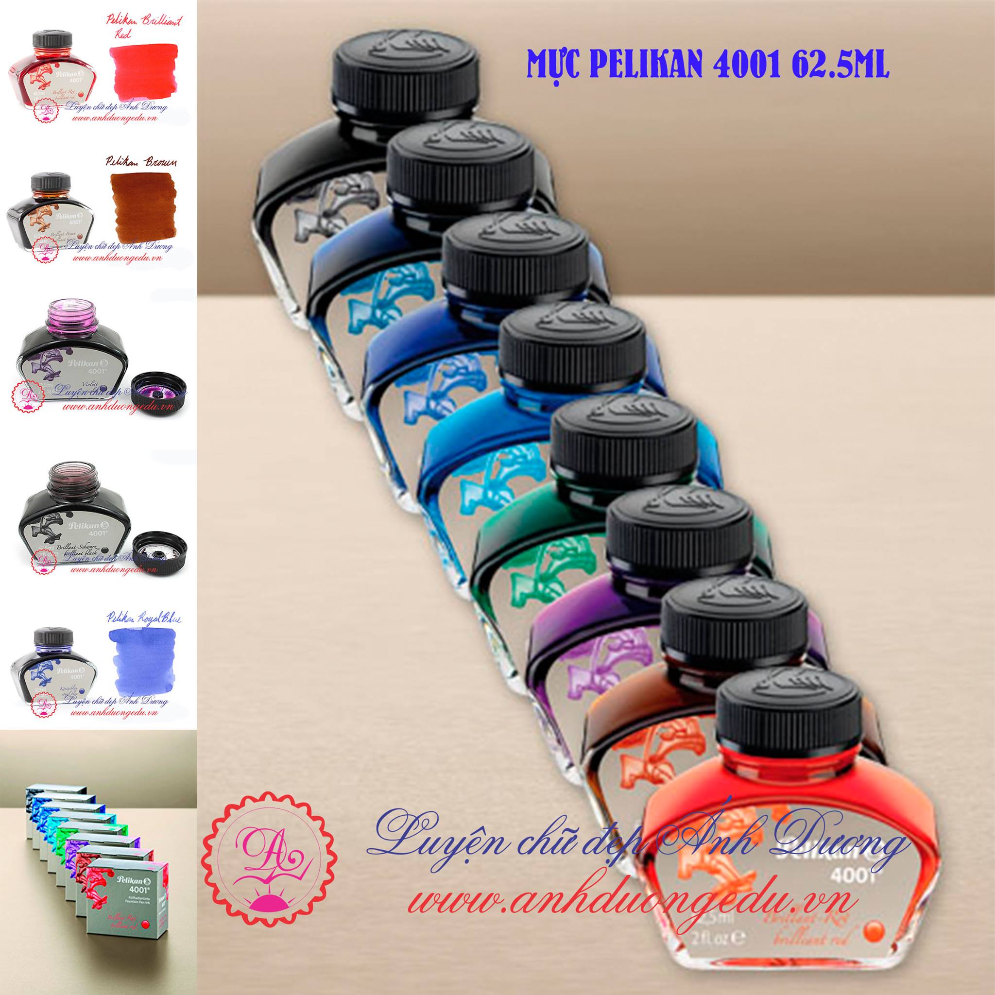 [HCM]MỰC PELIKAN ĐỨC 62.5ML