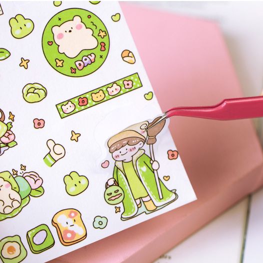Nhíp Gắp Sticker Tone Pastel Dễ Thương