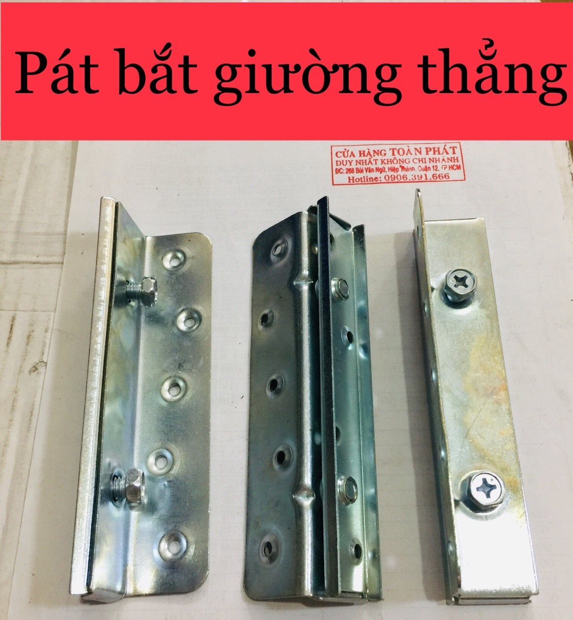Bát bắt giường thẳng| Pát liên kết bắt giường| ke góc giường